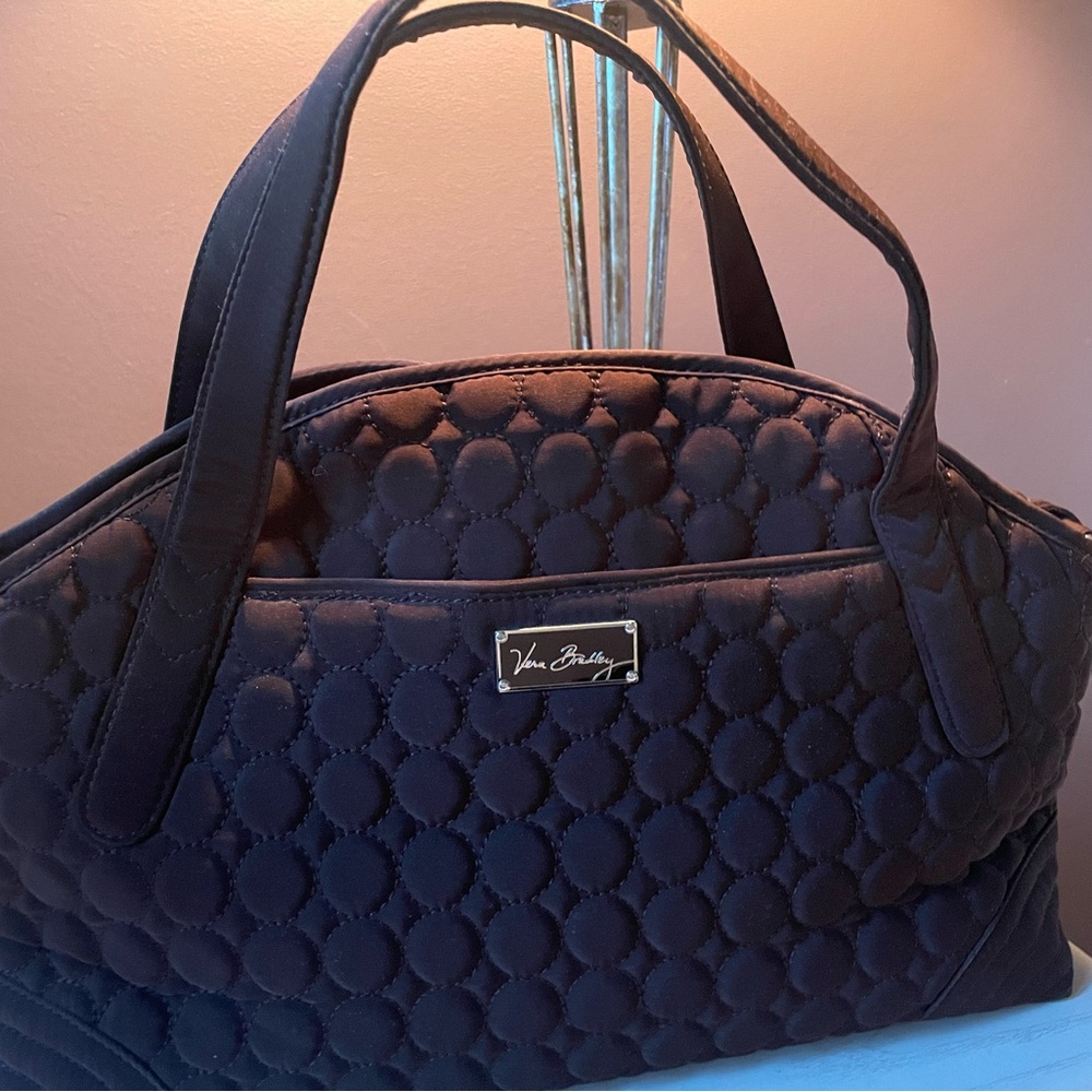 Vera Bradley Quilted Brown Travel Bag